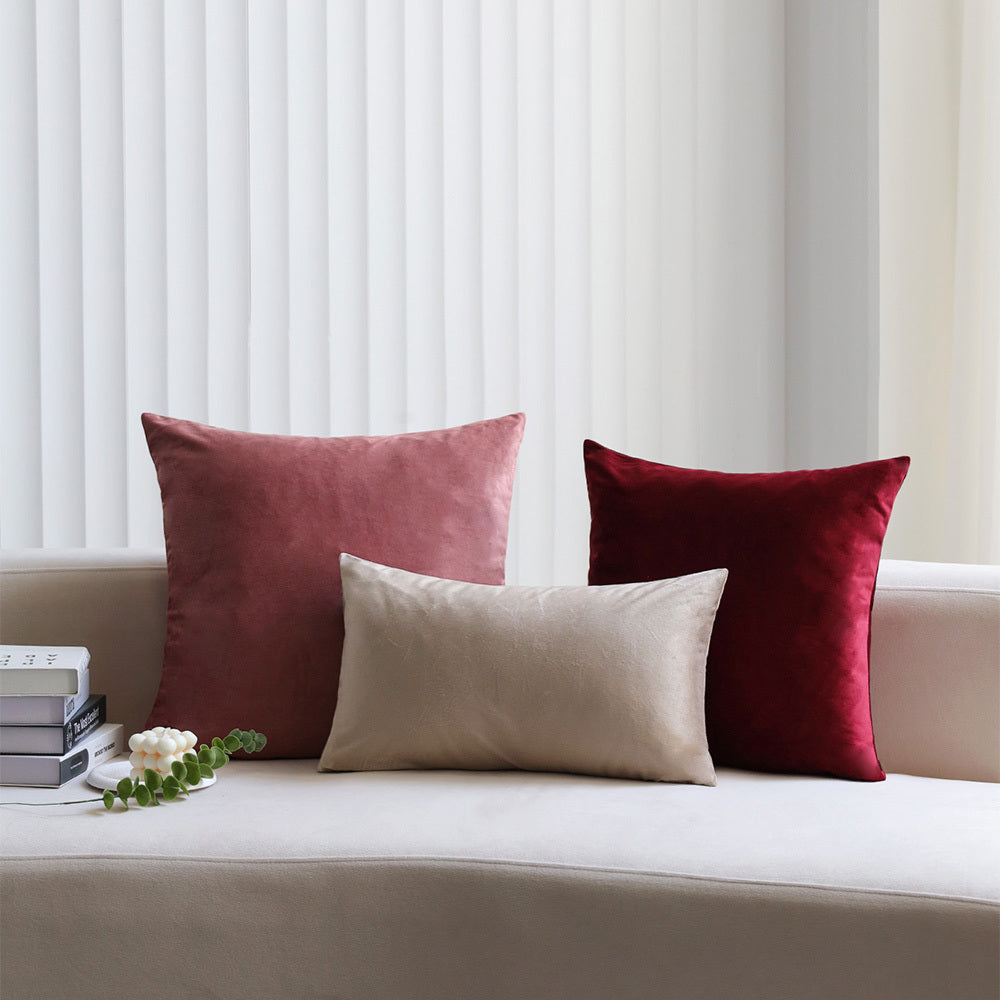 Set 3 Velvet Throw Pillows INSERTS INCLUDED 3 sizes 1 of 18\
