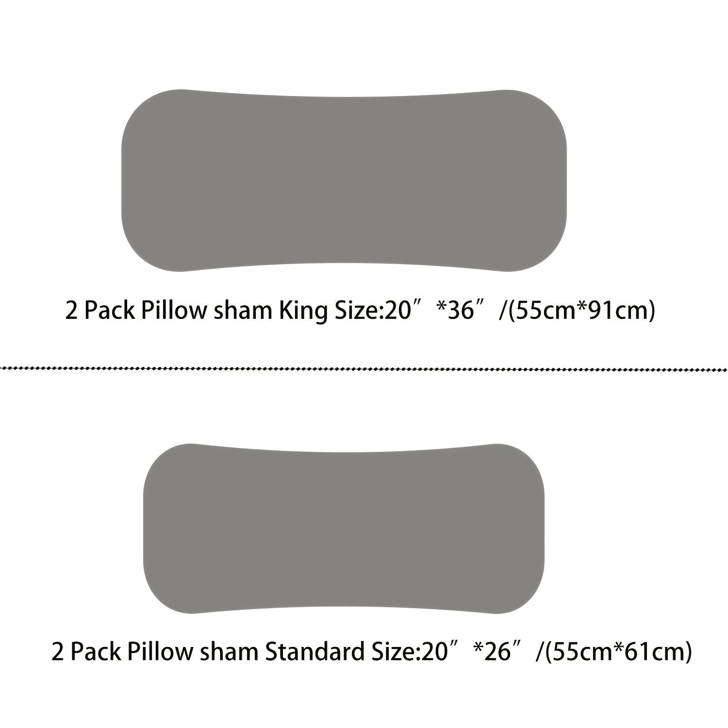 2pcs Embroidered Luxury Pillowcase Set, Solid Color Ultra-Soft Premium Hotel Quality Queen\u002FKing Pillowcase for Home Decor, Soft Breathable Pillow Covers with Envelope Closure