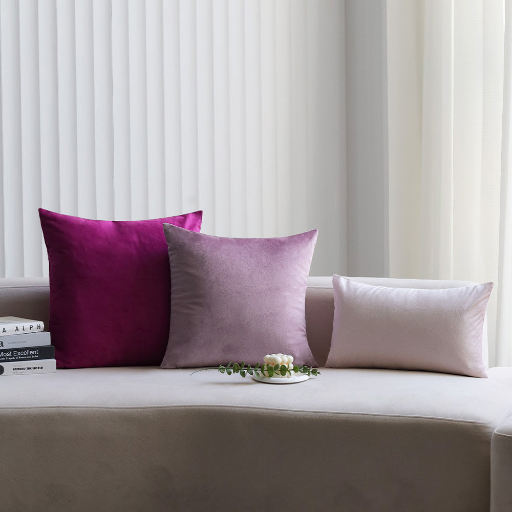 Set 3 Velvet Throw Pillows INSERTS INCLUDED 3 sizes 1 of 18\
