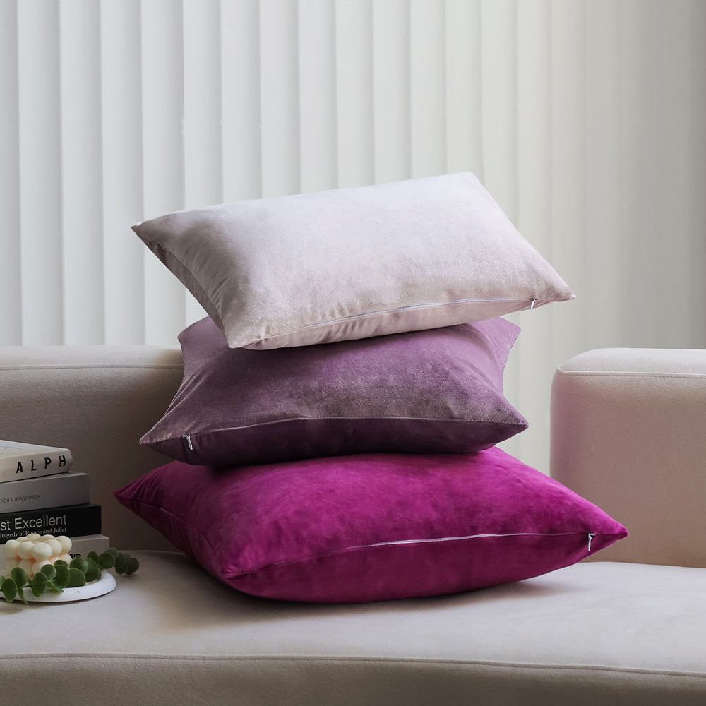 Set 3 Velvet Throw Pillows INSERTS INCLUDED 3 sizes 1 of 18\