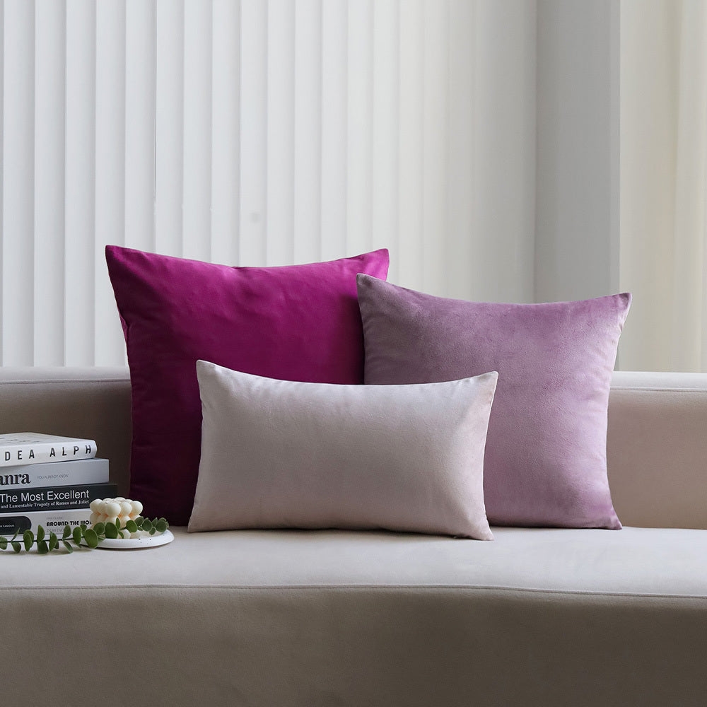 Set 3 Velvet Throw Pillows INSERTS INCLUDED 3 sizes 1 of 18\