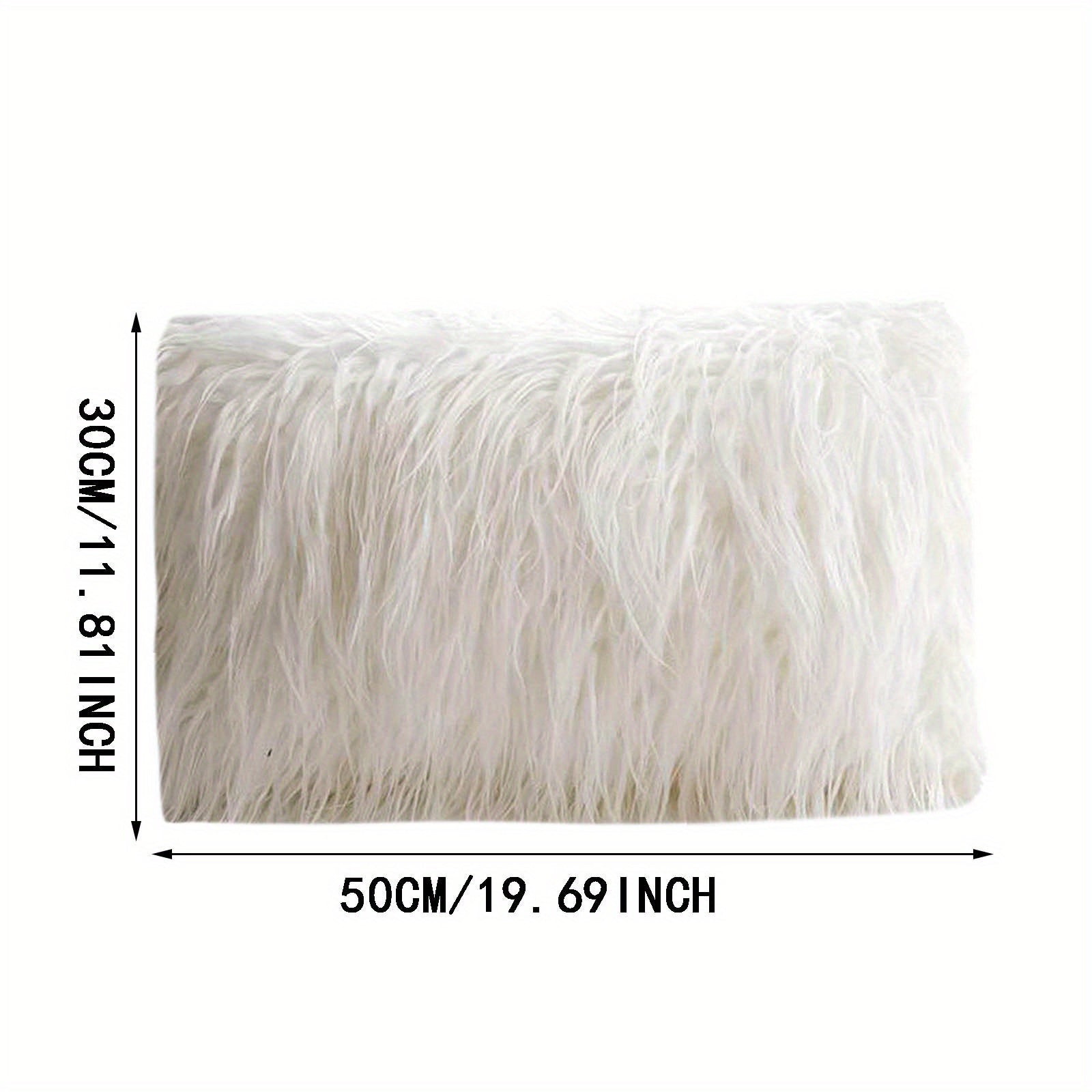 Cushion Cover Pillow Cover Sofa Cushion Pillow Cover Pillow Cover Soft Velvet Waist Pillow Home Decoration Solid Color Retro