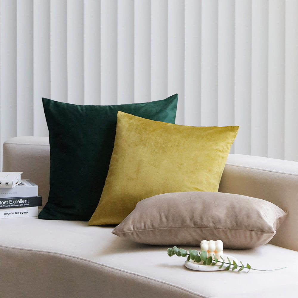 Set 3 Velvet Throw Pillows INSERTS INCLUDED 3 sizes 1 of 18\