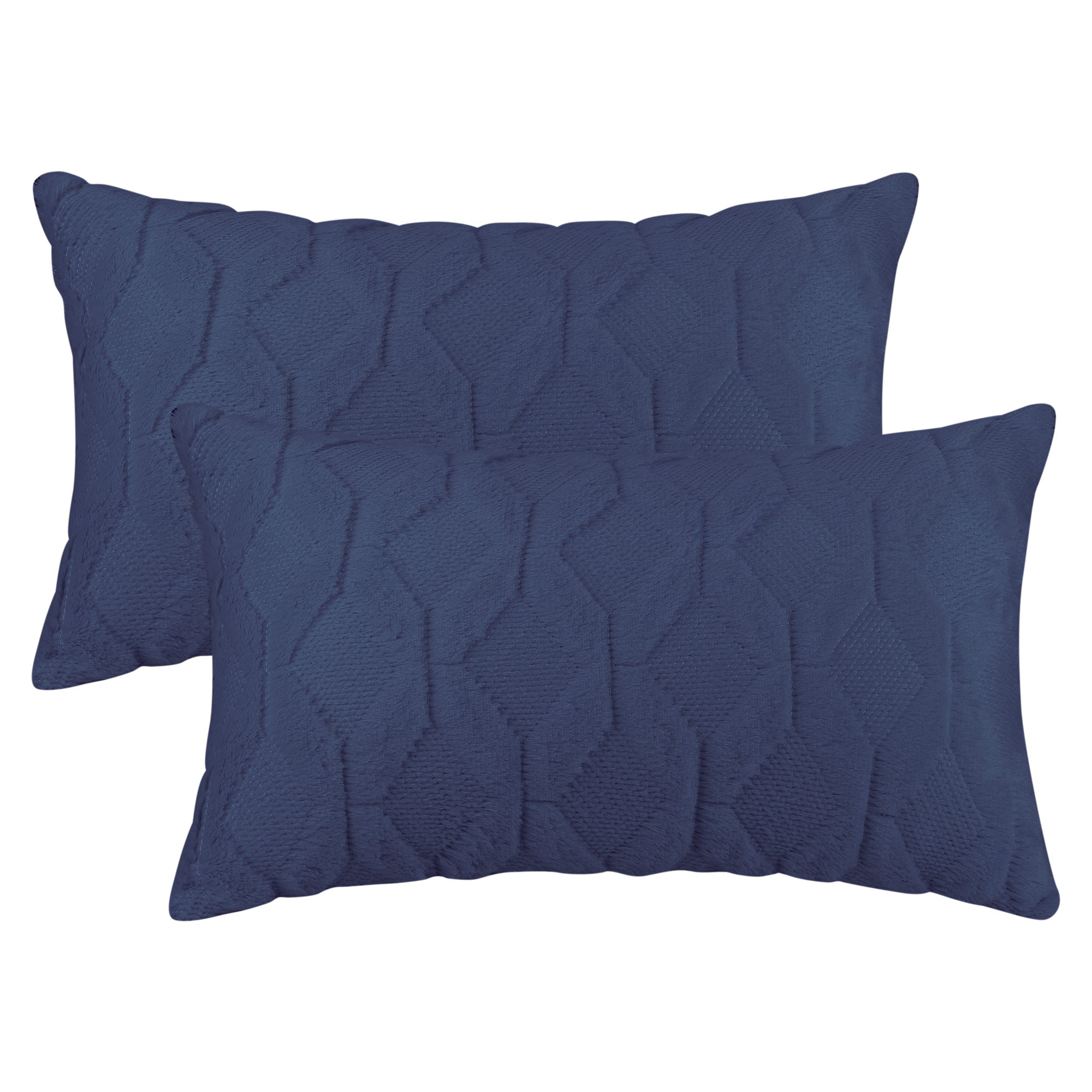 Set of 2 Soft Short Plush Decorative Throw Pillow Covers Luxury Style Cushion Pillow Cover for Sofa Bedroom, Cozy Soft Pillow Cover - Perfect for Living Room, Bedroom, Sofa and Bed Decor - for Home Decor Enthusiasts
