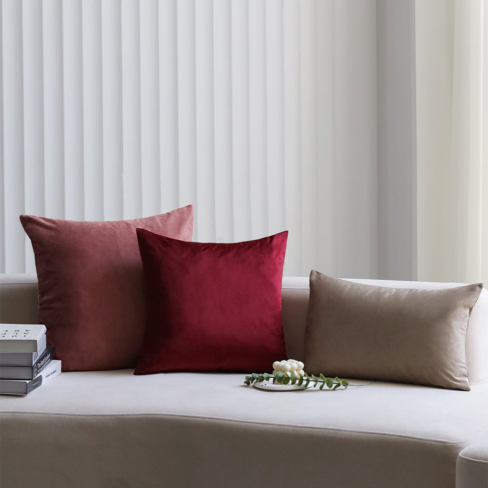 Set 3 Velvet Throw Pillows INSERTS INCLUDED 3 sizes 1 of 18\
