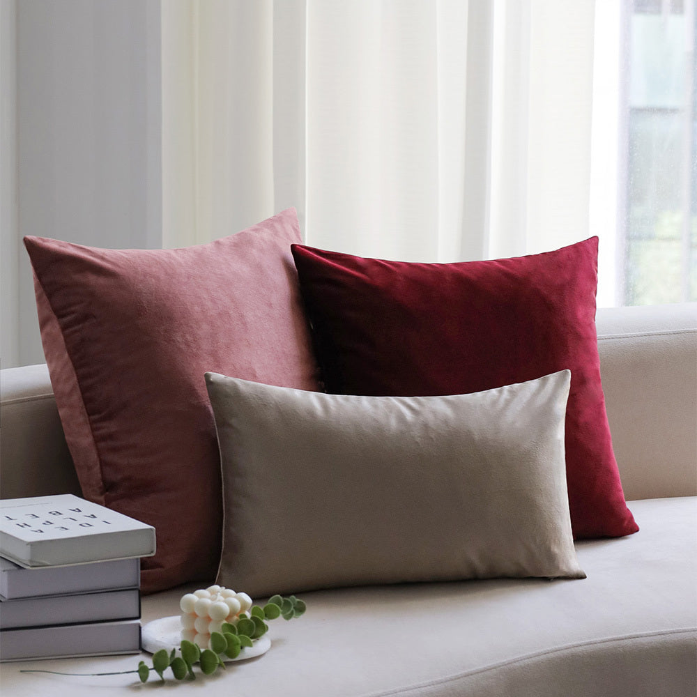 Set 3 Velvet Throw Pillows INSERTS INCLUDED 3 sizes 1 of 18\