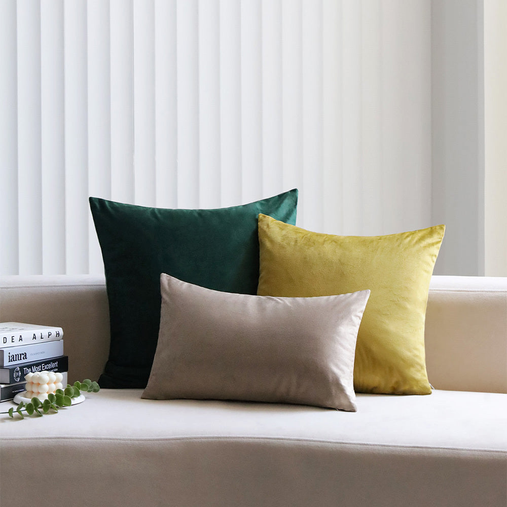 Set 3 Velvet Throw Pillows INSERTS INCLUDED 3 sizes 1 of 18\